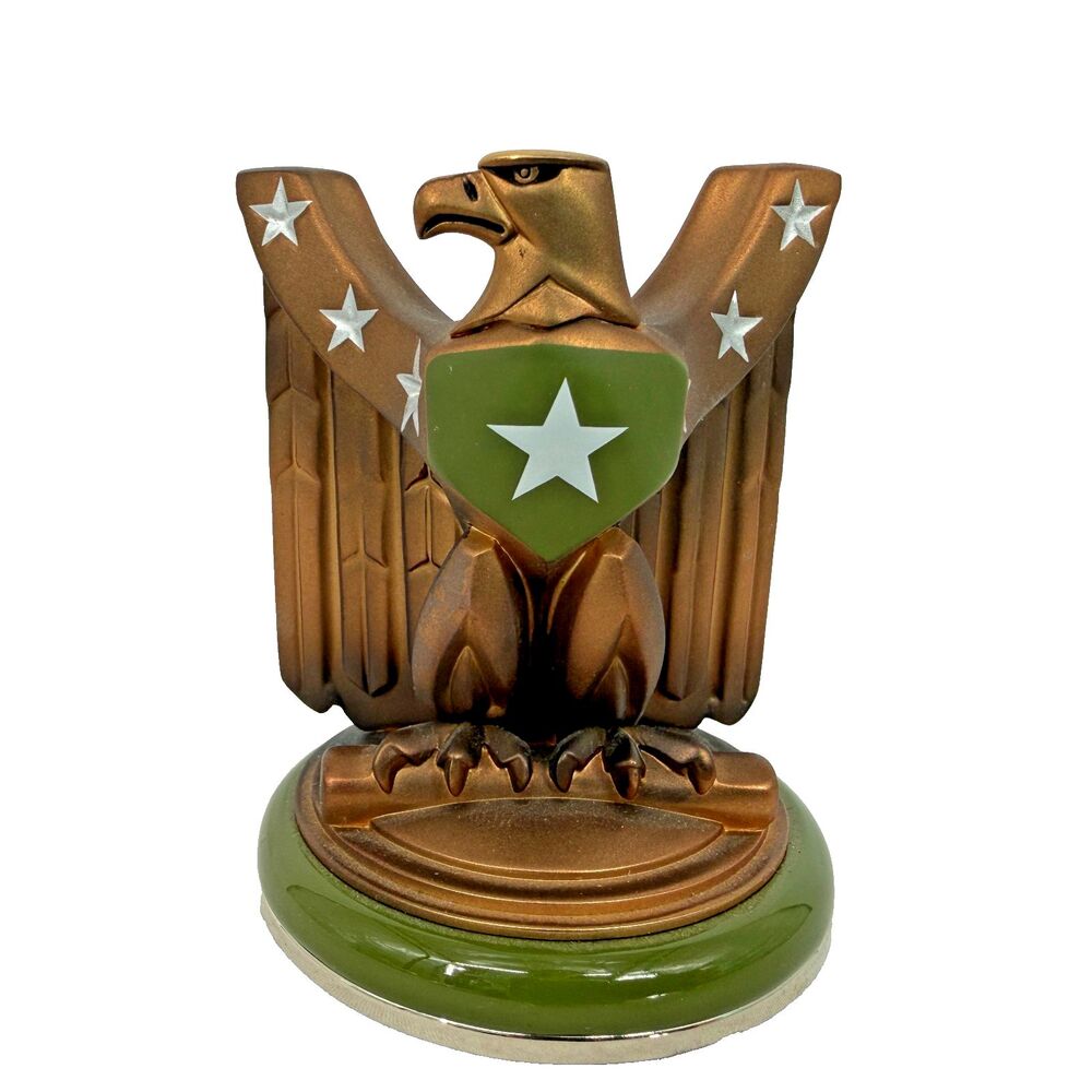 Franklin Mint Harley-Davidson Pocket Watch Stand 1998 Eagle Display Base Vintage